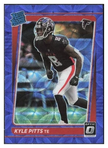 Mira telescópica azul óptica Panini Donruss 2021 Prizm Kyle Pitts #211 radiocontrol Rookie Falcons - Imagen 1 de 2