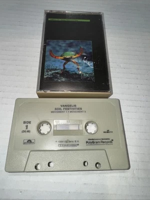 Vangelis Soil Festivities (Cassette Tape 1984) TESTED Polydor Foto 1 de 4