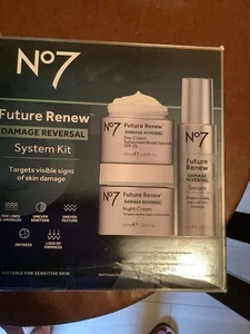 No7 Future Renew Damage Reversal System Kit Wrinkles Firm Uneven Texture~ New - Picture 1 of 9
