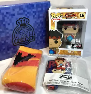 Funko Pop RYU #15 8-Bit GameStop Exclusivo Caja Misteriosa con Calcetines y Cordón - Imagen 1 de 12