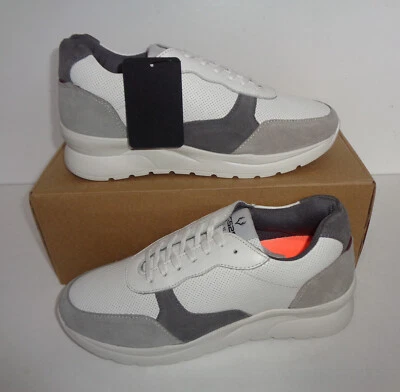 GOODWIN SMITH New Ladies Leather White Casual Womens Trainers Fashion Shoes RRP £100 UK Size 5