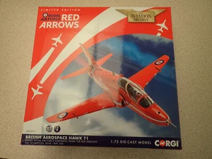 Corgi AA36015 Scala 1:72 BAe Hawk T.1 Frecce Rosse Undisplayed Ltd Edn - Foto 1 di 15