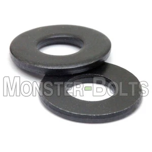 Cantidad a granel 10.000 - M4 métrica DIN 125A lavadora plana acero inoxidable A2 con buey negro - Imagen 1 de 2
