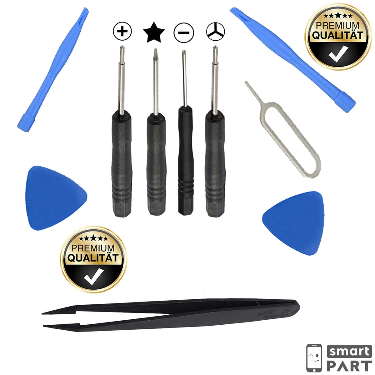 Accessotech Schraubendreher-Set Für IPhone, IPad, PSP Reparatur – Inkl. Saugnapf & Pick