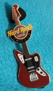 CHICAGO HOTEL DARK BROWN FENDER ERA GUITAR SERIES 2010 Hard Rock Cafe PIN LE - Picture 1 of 1