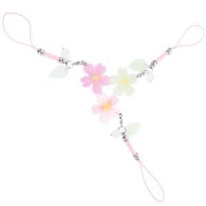 3 Pcs Kopfhörer USB Lanyard Blumen-Telefon-Lanyards Telefongurte - Zdjęcie 1 z 12