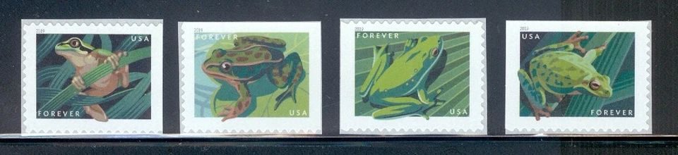 US 5395-5398 Frogs, complete set/4,  Mint Never Hinged - Image 1 of 1
