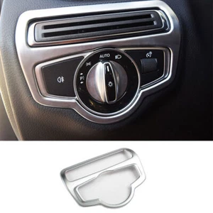 For 2016-2021 Mercedes-Benz GLC Silver ABS Function Control Button Frame Trim 1X - Picture 1 of 8