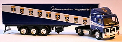 Mercedes Benz Sk 1748 Semirimorchio Autoarticolato MB Wuppertal Herpa - Immagine 1 di 4