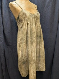 Tan & Brown Silk & Cotton Sundress by Proenza Schouler Size 8 - Picture 1 of 9