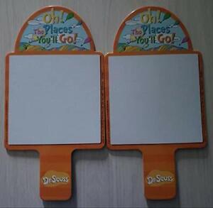 2 packs - Dr. Seuss Dry Erase Paddles 2 Each (total 4 pcs)