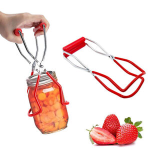 1X Canning Jar Lifter Tongs Jar Lifter with Grip Handle Anti-slip Clip-lm