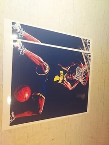 Chris Webber Lot Of 2 8.5x11 Glossy Art Prints Michigan - Picture 1 of 2