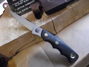 KNIVES OF ALASKA #113FG JAEGER SUREGRIP 8 1/2" HUNTING KNIFE D2 BLADE 1 OF THE B - Picture 1 of 12