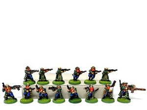 Necromunda - House Delaque Gangers Squad (14 Miniatures) PAINTED METAL OOP GW - Picture 1 of 21
