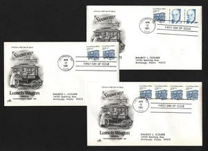 Bobina de almuerzo OPC X3 1991 US Art Craft 23c FDC Sc#2464 43982 - Imagen 1 de 1