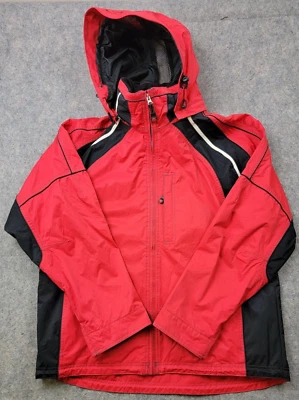 Obermeyer Jacket Mens Medium Red Ski Full Zip Breathable Water Resistant Shell - Image 1 of 4