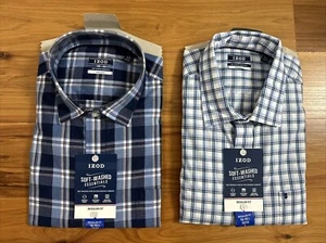 Izod Herren Soft Wash Essentials Oberhemd, Stretchstoff, gesticktes Logo - Bild 1 von 7