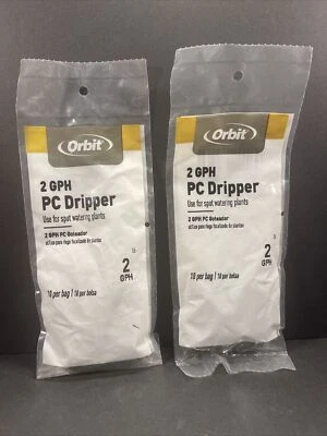 Lot Of Two — 10-Pack ORBIT 67226 Dripper 2 GPH by - Image 1 of 2