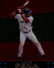 2007 Topps Chrome Boston Red Sox Baseball Card #235 Wily Mo Pena