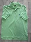 Brooks Brothers Men's Golf Polo Shirt Green 100% Cotton RN# 93986 Med