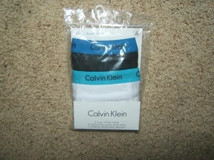 CALVIN KLEIN Boy's Multi 2 PK Cotton Boxer Briefs Set sz S 6/7 NWT - Picture 1 of 2