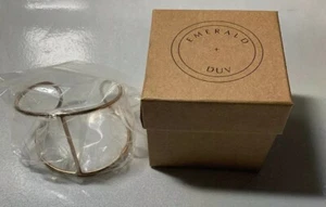 Pulsera Jaula de Oro Esmeralda + Duv Joshua Tree Nuevo en Caja Caja de Regalo Envío Gratuito EE. UU. - Imagen 1 de 4