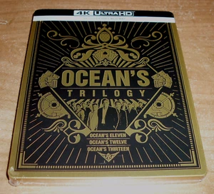 Ocean's Trilogy (Eleven-Twelve-Thirteen) 4K UHD + Blu-Ray New Sealed - Picture 1 of 5