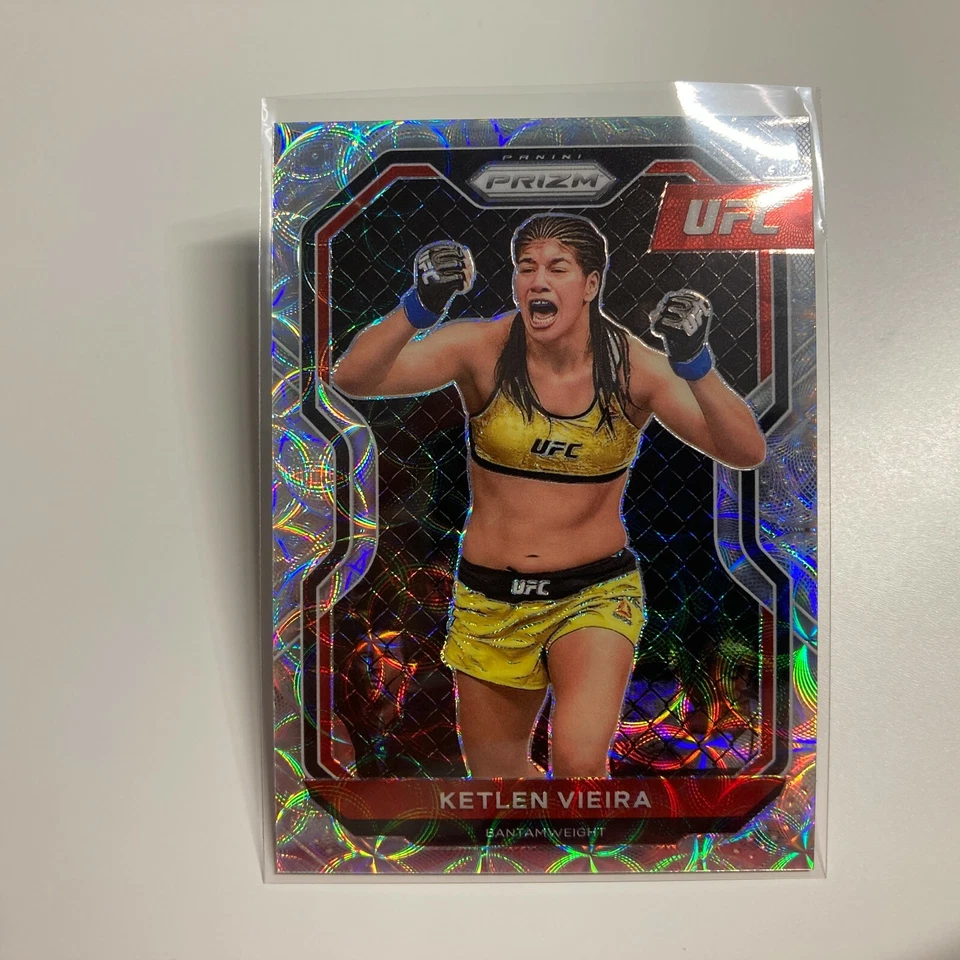 Ketlen Vieira 2021 Panini Prizm UFC Premium Box Set Scope Prizm Card 73/99 #85 - Image 1 of 4