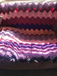 Crochet BABY GIRL BLANKET - Picture 1 of 4