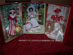 JUEGO DE BARBIE Coca Cola Serie 3 Moda Muñeca LTD NUEVO EN CAJA - Imagen 1 de 3