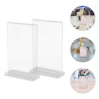  10 Pcs Table Top Sign Holder Menu Paper Shelf Exhibition Stand