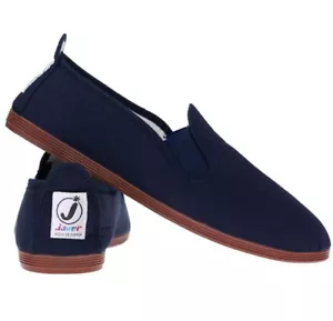 NUEVO AZUL MARINO NIÑAS NIÑOS SEÑORA MUJER HOMBRE ZAPATOS ZAPATOS PLIMSOLES - Imagen 1 de 2