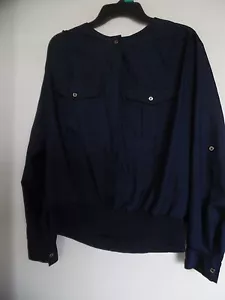 Maglione donna Easton Park taglia 14 blu navy top shirt - Foto 1 di 3