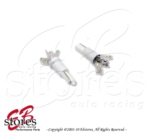 Conjunto de 2 peças indicador de cinto de segurança branco 3 lâmpadas LED 74 103 37 - T5 1 par - Imagem 1 de 1