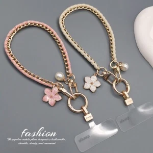 Blume Anhänger Handy Schlüsselband Kette Zubehör Handyband - Bild 1 von 11