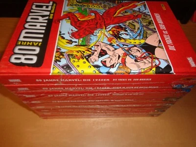 80 Jahre Marvel Nr.1-8 Panini Comic 40er 50er 60er 70er 80er 90er 2000er 2010er