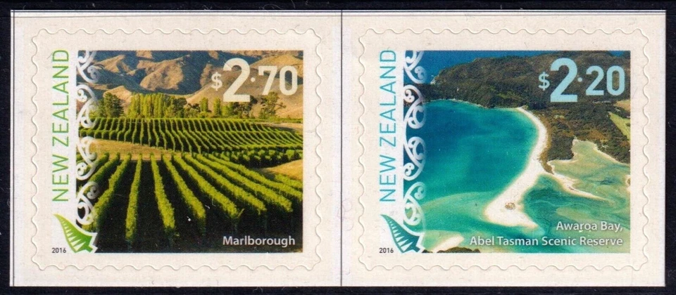 New Zealand - 2016 Scenic Definitives - Complete Set of S/A Ex Booklet MNH - Image 1 of 1