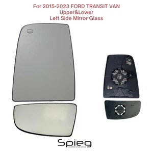 For 2015-2023 FORD TRANSIT VAN Driver Side Upper&Lower Mirror Glass with Heated - Picture 1 of 4