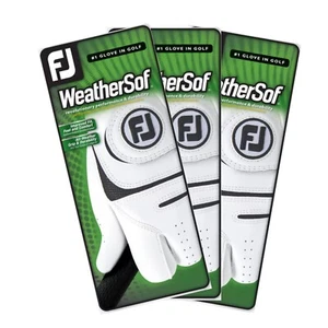 FootJoy Weathersof Mens Prior Generation Golf Gloves - Left Hand Small - 3-Pack - Picture 1 of 3