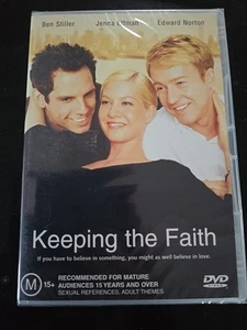 Keeping the Faith (DVD, 2000) Brand New & Sealed Region 4 Ben Stiller - Picture 1 of 2