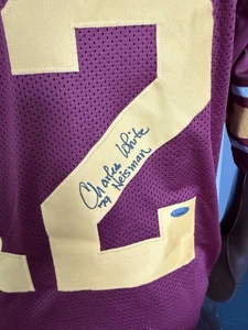 CHARLES WHITE USC Trojans Signed Football Jersey Recipient Of The 1979 Heisman - Picture 1 of 6
