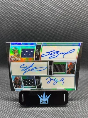 Bradford / McCoy / Shipley 2010 Topps Triple Threads Auto Relic TTARC-6 RC /18 - Image 1 of 2