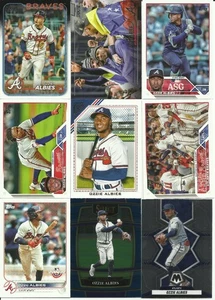 9 verschiedene OZZIE ALBIES Karten Lot mit Prämien Atlanta Braves - Bild 1 von 1
