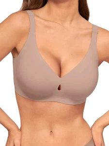 Reggiseno da donna senza ferretto push up senza ferretto reggiseni senza cuciture copertura completa... - Foto 1 di 6