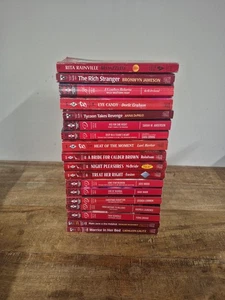 Lot of 18 HARLEQUIN Desire. Temptation Blaze PAPERBACK BOOKS - Picture 1 of 6