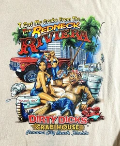 Camiseta manga larga I Got My Crabs From Dirty Dick’s Crab House, FL - Talla L - Imagen 1 de 9