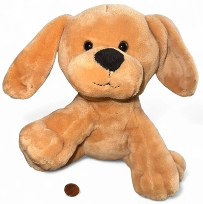 Animal Adventures 8.75” Beige Puppy Dog 2016 Soft And Cuddly Plush Toy - Image 1 of 4
