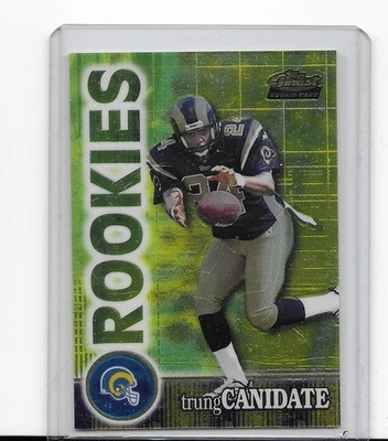 2000 Finest #146 Trung Canidate RC 0576/2400 ST. LOUIS RAMS  - Image 1 of 2