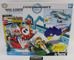 K'Nex Mario Kart Wii: Mario & Bowser Ice Race Building Set w/ 182 Pieces NIB - Picture 1 of 14
